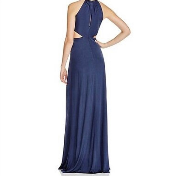 AIDAN MATTOX 'Rachael' Blue Gown - Picture 2 of 2